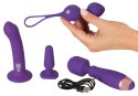 Magic Shiver Zestaw Intymny Feminine 4w1 - silikon, fioletowy