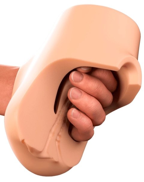 PDX Plus Double Pounder Vibrating maszyna intymna z podwojnym kanałem i wibracją