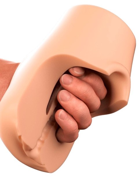 PDX Plus Pounder Squeeze - innowacyjna maszyna intymna Fanta Flesh 18 cm