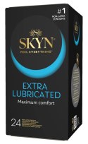 SKYN Extra Lubricated 24 szt. - prezerwatywy bez lateksu, dodatkowy poślizg