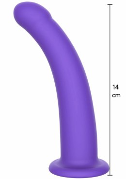 Get Real Harness Dong Silicone M - silikonowy model z przyssawką, średni