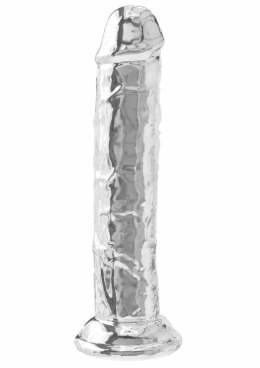 TOYJOY Get Real Clear Dong 19 cm - przezroczysty model TPE z przyssawką