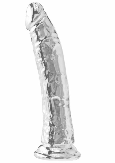 TOYJOY Get Real Clear Dong 24 cm - przezroczysty model TPE z przyssawką