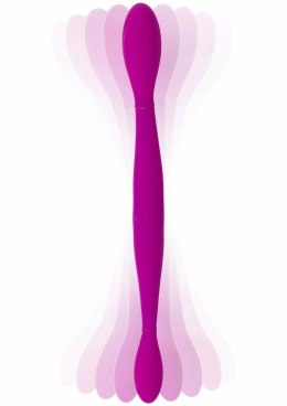 TOYJOY Infinity Double Dildo silikonowy, podwojny, ładowany USB, fioletowy
