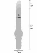 Anal Power Thrusting Vibrator - model z funkcją ruchu posuwistego, 37 cm