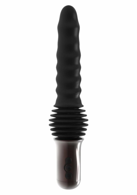Anal Power Thrusting Vibrator - model z funkcją ruchu posuwistego, 37 cm