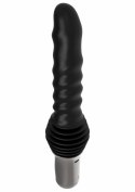 Anal Power Thrusting Vibrator - model z funkcją ruchu posuwistego, 37 cm