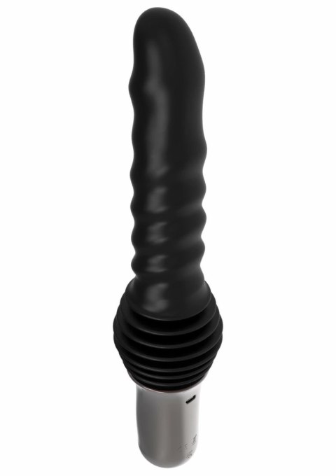 Anal Power Thrusting Vibrator - model z funkcją ruchu posuwistego, 37 cm