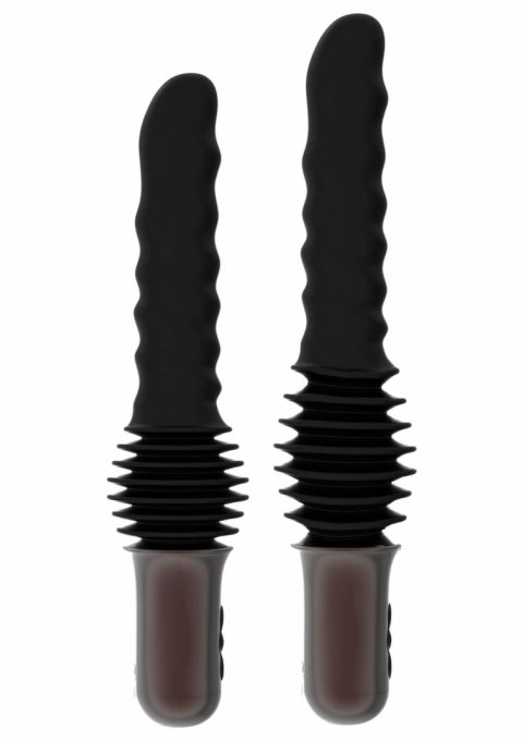 Anal Power Thrusting Vibrator - model z funkcją ruchu posuwistego, 37 cm