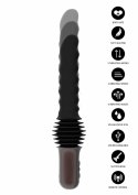 Anal Power Thrusting Vibrator - model z funkcją ruchu posuwistego, 37 cm