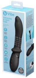 B-Vibe Rimming P-Spot Vibe - wibrujący masażer z rotacją, czarny