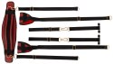 Bad Kitty Door Swing czarno-czerwony system podwieszany do drzwi 180kg