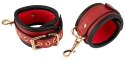 Bad Kitty Neck/Thigh Restraint luksusowy zestaw kajdanek czarno-czerwony