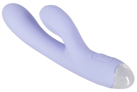 Beau coeur Rivano Curved Rabbit - silikonowy model z 2 silnikami, fioletowy