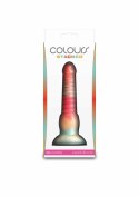 Colours Stacked 6 inch - model trojkolorowy, silikon premium, 15 cm