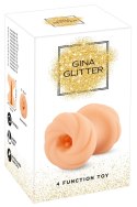 Eigenlabel Grossokunde Gina Glitter 4in1 wielofunkcyjny gadżet intymny TPE 7 cm transparentny