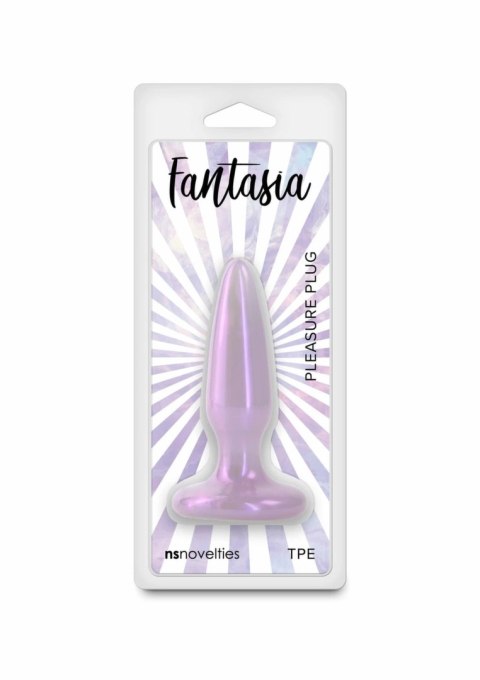 Fantasia Pleasure Plug Mini - kompaktowy model, połyskujący TPE