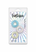 Fantasia Stamina Rings zestaw elastycznych pierścieni TPE wielokolorowy