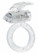 Flutter Ring Vibrating silikonowy pierścień wibrujący czarny