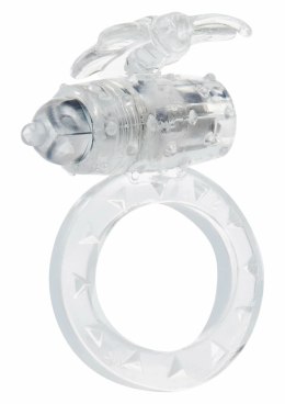 Flutter Ring Vibrating silikonowy pierścień wibrujący czarny