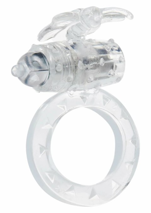 Flutter Ring Vibrating silikonowy pierścień wibrujący czarny