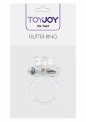 Flutter Ring Vibrating silikonowy pierścień wibrujący czarny