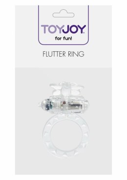 Flutter Ring Vibrating silikonowy pierścień wibrujący czarny