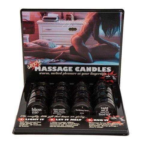Kama Sutra Mini Świeczki do Masażu 6 szt. zestaw aromatyczny