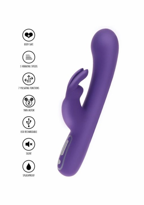 Love Rabbit Exciting Rabbit Vibrator silikonowy 7 trybow USB