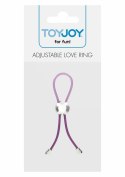 Loving Joy Adjustable Love Ring regulowany pierścień intymny czarny