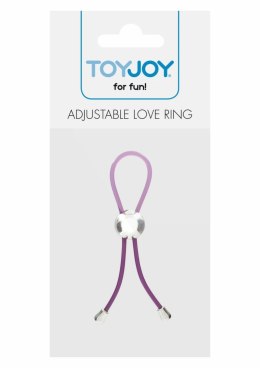 Loving Joy Adjustable Love Ring regulowany pierścień intymny czarny