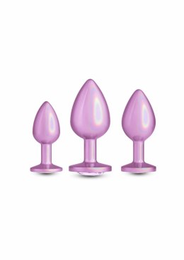 Nsnovelties Trainer Kit Iridescent zestaw 3 chromowanych korkow rożowych