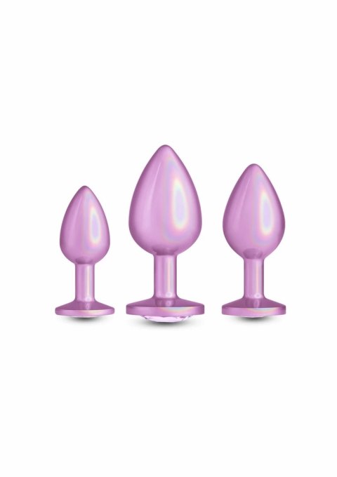 Nsnovelties Trainer Kit Iridescent zestaw 3 chromowanych korkow rożowych