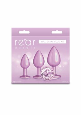 Nsnovelties Trainer Kit Iridescent zestaw 3 chromowanych korkow rożowych