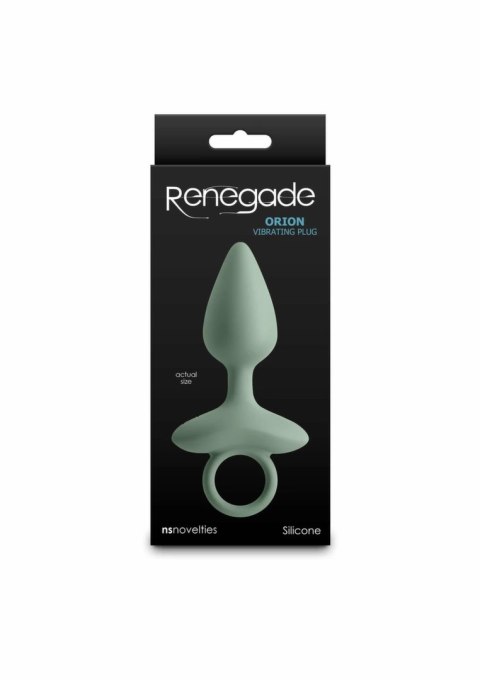 Renegade Orion - silikonowy wibrujący plug, 3 prędkości, ładowalny
