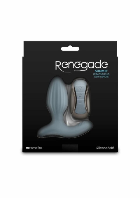 Renegade Summit - silikonowy korek analny z pilotem, 3 prędkości, 9 trybow