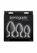 Renegade Triple Ace Kit zestaw anatomiczny 3 rozmiary silikon czarny