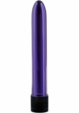 Retro Ultra Slimline Vibrator smukły model kompaktowy srebrny