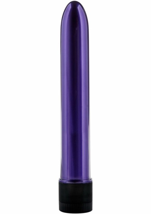Retro Ultra Slimline Vibrator smukły model kompaktowy srebrny
