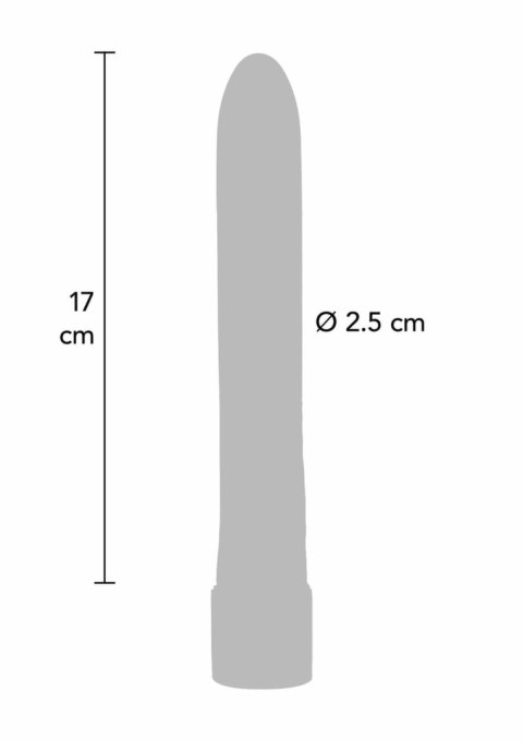 Retro Ultra Slimline Vibrator smukły model w stylu vintage srebrny