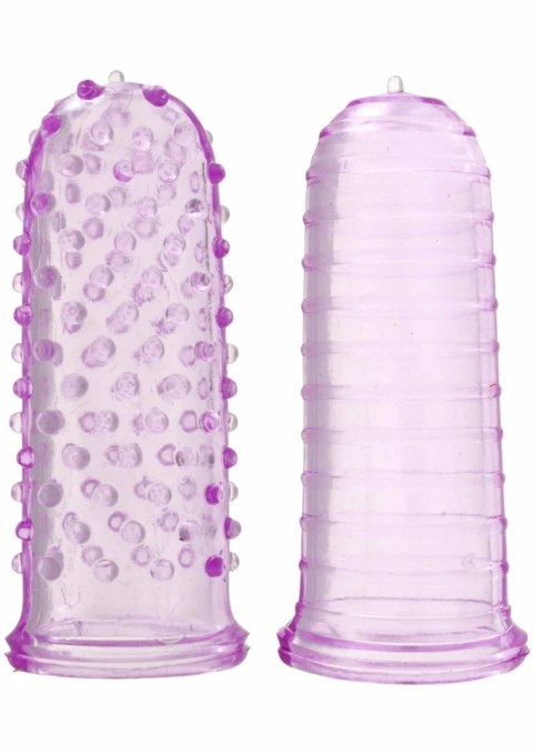 Sexy Finger Ticklers silikonowe nakładki na palce z teksturą TPR