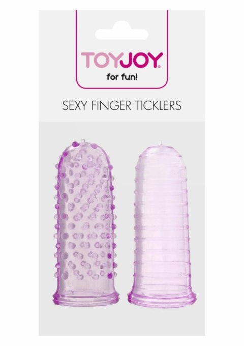 Sexy Finger Ticklers silikonowe nakładki na palce z teksturą TPR
