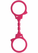 Shots Stretchy Fun Cuffs silikonowe kajdanki elastyczne czarne