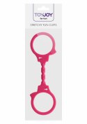 Shots Stretchy Fun Cuffs silikonowe kajdanki elastyczne czarne