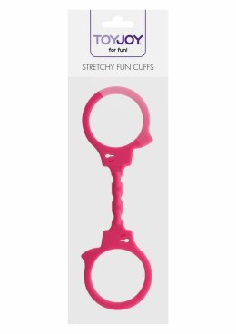 Shots Stretchy Fun Cuffs silikonowe kajdanki elastyczne czarne