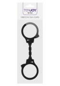 Stretchy Fun Cuffs silikonowe elastyczne kajdanki uniwersalne czarne