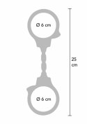 Stretchy Fun Cuffs silikonowe elastyczne kajdanki uniwersalne czarne