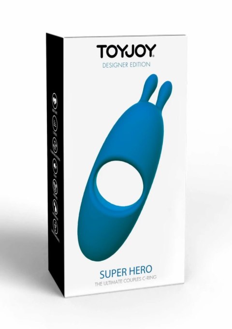 Superhero Couples C-Ring podwojny pierścień wibracyjny dla par