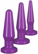 TOYJOY Best Butt Buddies zestaw 3 anatomicznych korkow TPE S/M/L