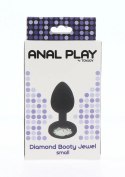 TOYJOY Diamond Booty Jewel Small silikonowy z kryształem 7 cm